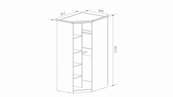 Шкаф угловой ШиК-3 (Уголок Школьника 2) в Нижнем Тагиле - nizhnij-tagil.mebel-e96.ru