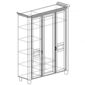 Шкаф 3-дверный Элли 570 (Яна) в Нижнем Тагиле - nizhnij-tagil.mebel-e96.ru