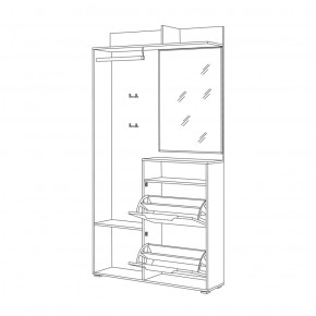 Шкаф комбинированный 10.13 Темпо в Нижнем Тагиле - nizhnij-tagil.mebel-e96.ru