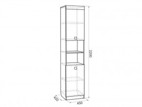 Шкаф комбинированный Энерджи (450) в Нижнем Тагиле - nizhnij-tagil.mebel-e96.ru