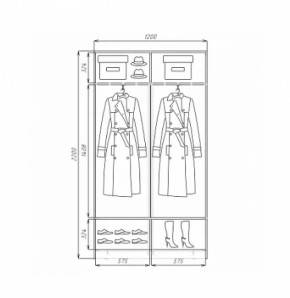 Шкаф-купе ХИТ 22-4-12/2-11 (420) в Нижнем Тагиле - nizhnij-tagil.mebel-e96.ru