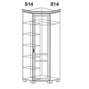 Шкаф угловой Флора 904 (Яна) в Нижнем Тагиле - nizhnij-tagil.mebel-e96.ru