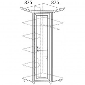 Шкаф угловой Ралли 862 (Яна) в Нижнем Тагиле - nizhnij-tagil.mebel-e96.ru