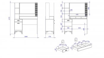 Столик туалетный Сиде (СБК) в Нижнем Тагиле - nizhnij-tagil.mebel-e96.ru