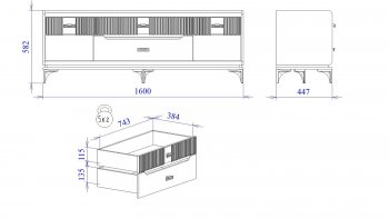 Тумба ТВ Сиде, Белый (СБК) в Нижнем Тагиле - nizhnij-tagil.mebel-e96.ru