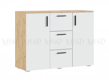 Комод Сильвия, крафт/белый (Миф) в Нижнем Тагиле - nizhnij-tagil.mebel-e96.ru