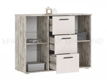 Комод Сильвия, дуб юкон/кашемир (Миф) в Нижнем Тагиле - nizhnij-tagil.mebel-e96.ru