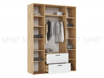 Шкаф 1600 мм Сильвия, крафт/белый (Миф) в Нижнем Тагиле - nizhnij-tagil.mebel-e96.ru