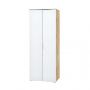 Шкаф для одежды 2х дверный 800 мм Сканди белый (МЛК) в Нижнем Тагиле - nizhnij-tagil.mebel-e96.ru | фото