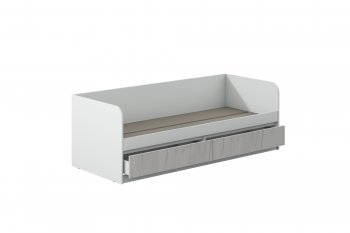 Кровать Соната 900 белый/крафт белый (Зарон) в Нижнем Тагиле - nizhnij-tagil.mebel-e96.ru