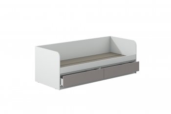 Кровать Соната 900 белый/кашемир(Зарон) в Нижнем Тагиле - nizhnij-tagil.mebel-e96.ru