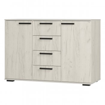 Комод Стандарт №2 NEW крафт белый  (БТС) в Нижнем Тагиле - nizhnij-tagil.mebel-e96.ru