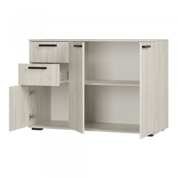 Комод Стандарт 3 NEW крафт белый (БТС) в Нижнем Тагиле - nizhnij-tagil.mebel-e96.ru