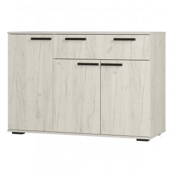 Комод Стандарт 4 NEW крафт белый (БТС) в Нижнем Тагиле - nizhnij-tagil.mebel-e96.ru