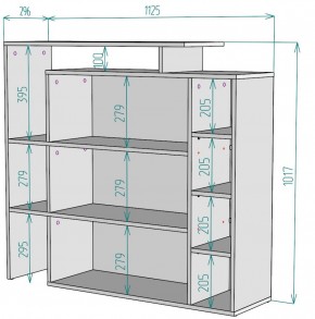 Стеллаж S36 (Белый) в Нижнем Тагиле - nizhnij-tagil.mebel-e96.ru