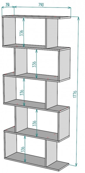 Стеллаж S50 (ДВ) в Нижнем Тагиле - nizhnij-tagil.mebel-e96.ru