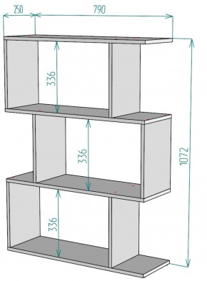 Стеллаж S53 (ДМ) в Нижнем Тагиле - nizhnij-tagil.mebel-e96.ru