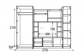 Стенка Александра 10 в Нижнем Тагиле - nizhnij-tagil.mebel-e96.ru