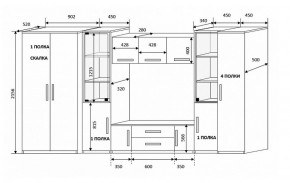 Стенка Вега 3 в Нижнем Тагиле - nizhnij-tagil.mebel-e96.ru