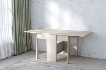 Стол-книжка ЛДСП Бодега белая (Диал) в Нижнем Тагиле - nizhnij-tagil.mebel-e96.ru