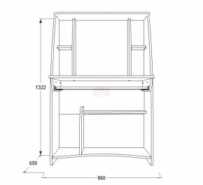 Стол компьютерный СК 3 в Нижнем Тагиле - nizhnij-tagil.mebel-e96.ru