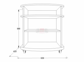 Тумба для теле-радио аппаратуры Фант 1 в Нижнем Тагиле - nizhnij-tagil.mebel-e96.ru