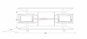 Тумба для теле-радио аппаратуры Фант 9 в Нижнем Тагиле - nizhnij-tagil.mebel-e96.ru