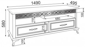 Тумба под ТВ Скарлетт М02 (Риннер) в Нижнем Тагиле - nizhnij-tagil.mebel-e96.ru