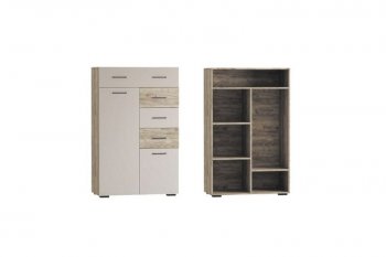 Стенка Турин крафт серый/кашемир, модульная (ВВР) в Нижнем Тагиле - nizhnij-tagil.mebel-e96.ru