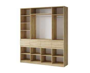 Шкаф 2000 мм Турин ЛДСП крафт серый/кашемир (ВВР) в Нижнем Тагиле - nizhnij-tagil.mebel-e96.ru