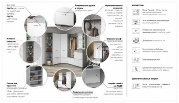 Прихожая Виола Ателье светлое (Имп) в Нижнем Тагиле - nizhnij-tagil.mebel-e96.ru