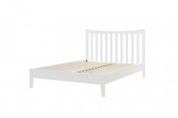 Кровать из массива Виола белый античный (БМ) в Нижнем Тагиле - nizhnij-tagil.mebel-e96.ru