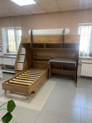 Кровать-чердак Омега-3 комп.2 в Нижнем Тагиле - nizhnij-tagil.mebel-e96.ru