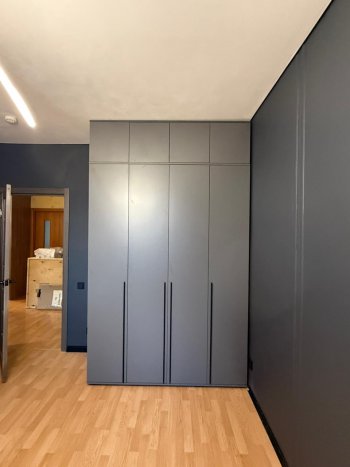 Шкаф 1600 мм 4-х створчатый Норд с антресолью графит (Миф) в Нижнем Тагиле - nizhnij-tagil.mebel-e96.ru