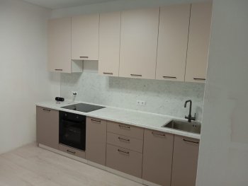 Кухонный гарнитур высокий Латте 3000 мм, Стол. 38 мм в Нижнем Тагиле - nizhnij-tagil.mebel-e96.ru